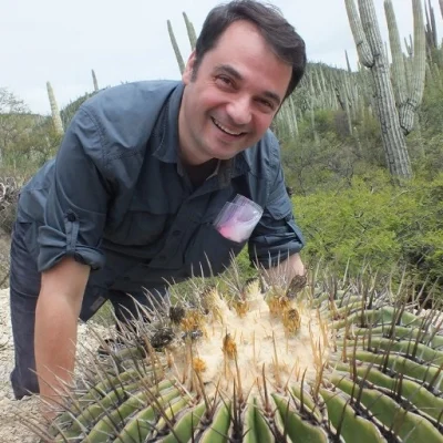 A phot of Carlos Garcia Robledo, an assistant profssor.